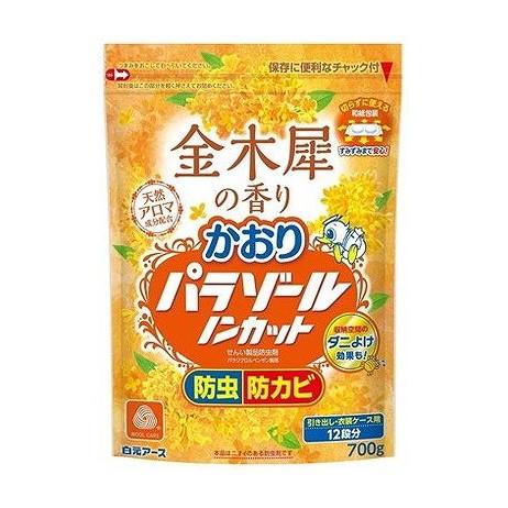 【単品9個セット】 かおりパラゾールノンカット袋入700g 金木犀の香り 白元アース(代引不可)【送料無料】