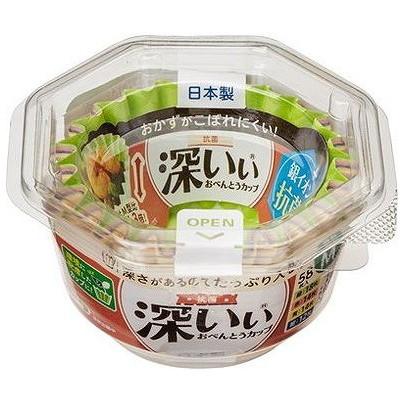 【単品20個セット】 深いぃおべんとうカップ深型M4色58枚入 東洋アルミエコープロダクツ(代引不可)【送料無料】 4,553円