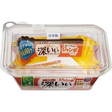 【単品20個セット】 深いぃおべんとうカップ深型ジャンボスクエア4色22枚入 東洋アルミエコープロダクツ(代引不可)【送料無料】