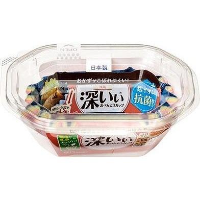 【単品9個セット】 深いぃおべんとうカップ深型オーバル4色38枚入 東洋アルミエコープロダクツ(代引不可)【送料無料】