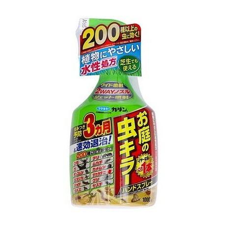 【単品6個セット】 カダンお庭の虫キラーハンドスプレー1000ml フマキラー(代引不可)【送料無料】害獣・害虫対策用品