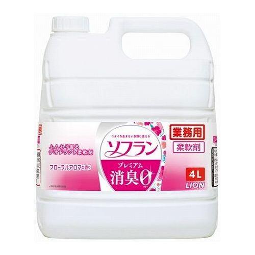 【10個セット】 ライオンハイジーン ソフラン プレミアム消臭 フロ-ラルアロマの香り 4L(代引不可)【送料無料】