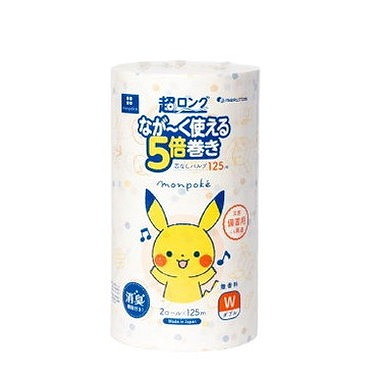 【単品14個セット】 モンポケ超ロングパルプ5倍巻き2RW 丸富製紙(代引不可)【送料無料】