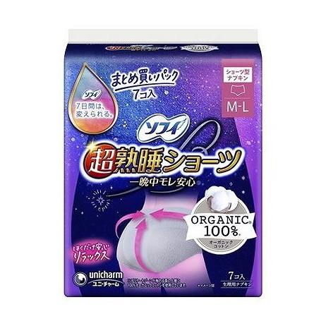 【単品18個セット】 ソフィ超熟睡ショーツオーガニックコットンML ユニ・チャーム(代引不可)【送料無料】