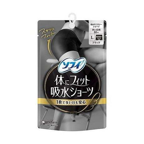 【単品4個セット】 ソフィ 体にフィット吸水ショーツ L ユニ・チャーム(代引不可)【送料無料】