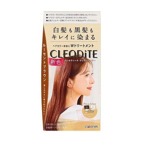【単品10個セット】 クレオディーテ クリアリーカラー (白髪用) (ルーセントブラウン) ダリヤ(代引不可)【送料無料】