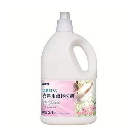 【単品5個セット】 カネヨ石鹸 柔軟剤入り無香料衣料用洗剤(代引不可)【送料無料】