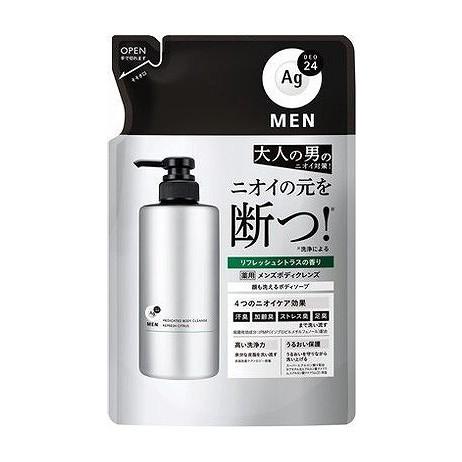 【単品20個セット】 ファイントゥデイ エージーデオ24メン 薬用メンズボディクレンズ つめかえ用(代引不可)【送料無料】