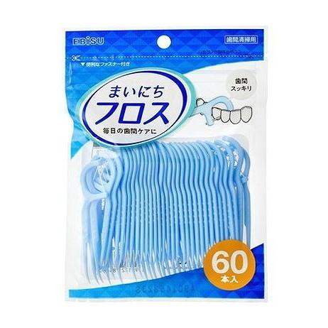 【単品6個セット】 エビス まいにちフロス 60本入(代引不可)