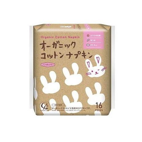 【単品10個セット】 コットン・ラボ コットン・ラボ オーガニックコットンナプキン25.5cm羽つき(代引不可)【送料無料】