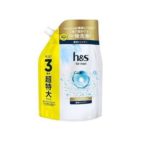 【単品6個セット】 h&s for men スカルプゴールドシャンプー超特大サイズ(代引不可)【送料無料】