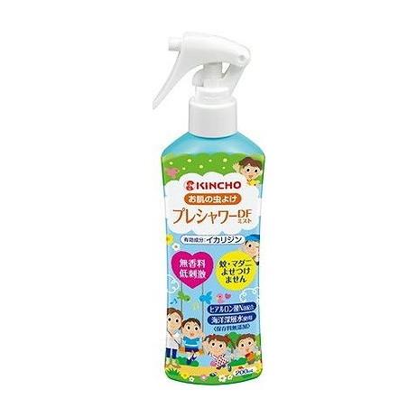 【単品16個セット】 KINCHO プレシャワー お肌の虫除けスプレー DF(ディートフリー) 無香料 200ml イカリジン(代引不可)【送料無料】