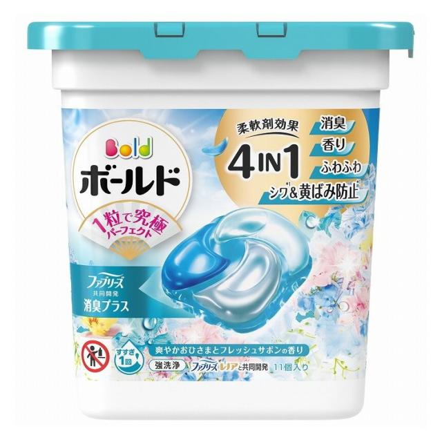 【単品14個セット】 ボールド ジェルボール4D爽やかフレッシュフラワーサボンの香り本体 P&Gジャパン(代引不可)【送料無料】