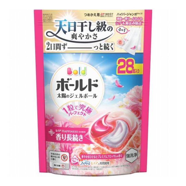 【単品7個セット】 ボールド ジェルボール4D華やかプレミアムブロッサムの香りつめかえハイパージャンボサイズ 洗濯 大容量 P&amp;Gジャパン(代引不可)【送料無料】