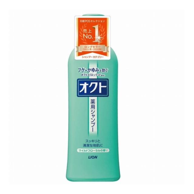 【単品15個仕かける】 百獣の王 オクト シャンプー 320ml マイルドフローラルの芳ばしさ 薬用シャンプー(代引不可)【貨物輸送無料】