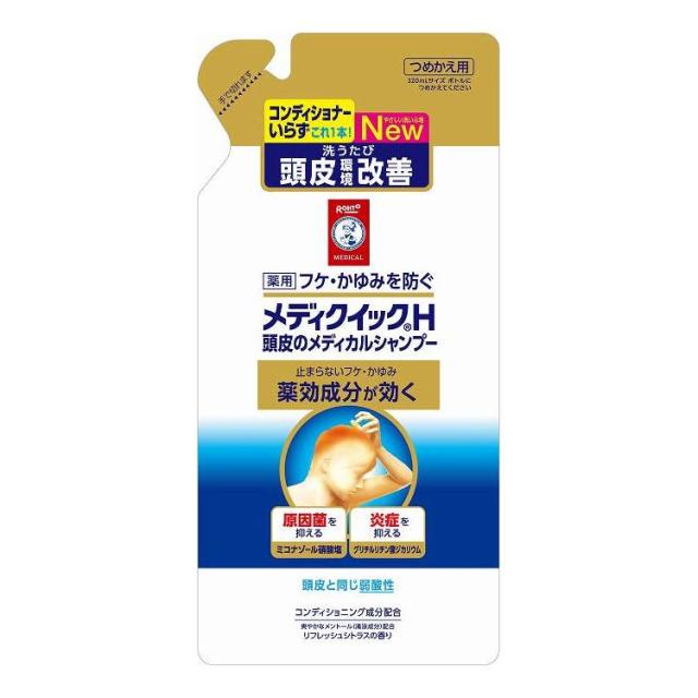 【単品14個セット】 ロート製薬 メディクイックH 頭皮のメディカルSP かえ(代引不可)【送料無料】