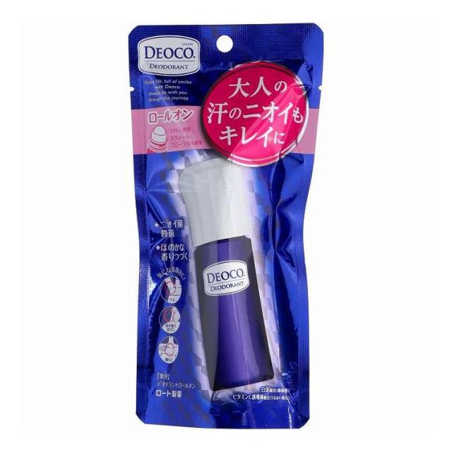 【単品15個セット】 ロート製薬 デオコ 薬用デオドラントロールオン(代引不可)【送料無料】