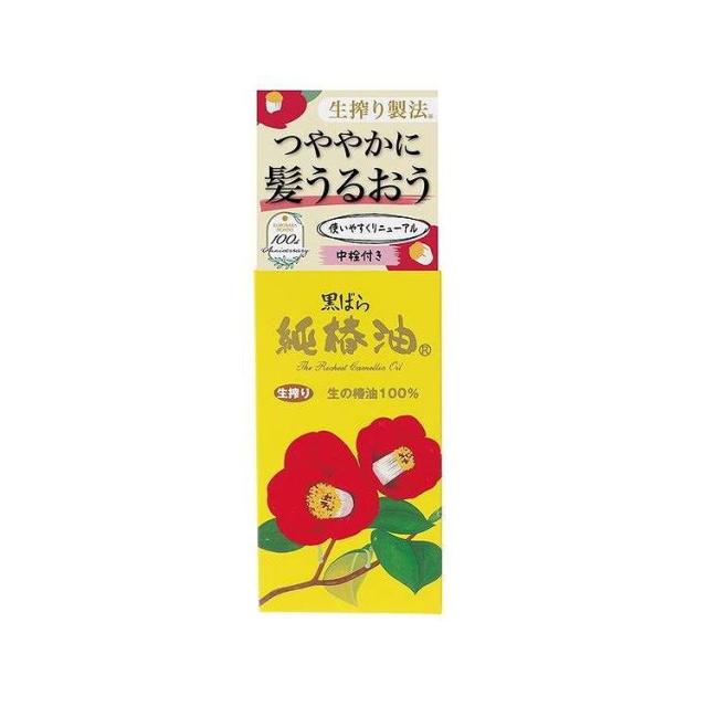 【単品8個セット】 黒ばら 純椿油72ml 黒ばら本舗(代引不可)【送料無料】