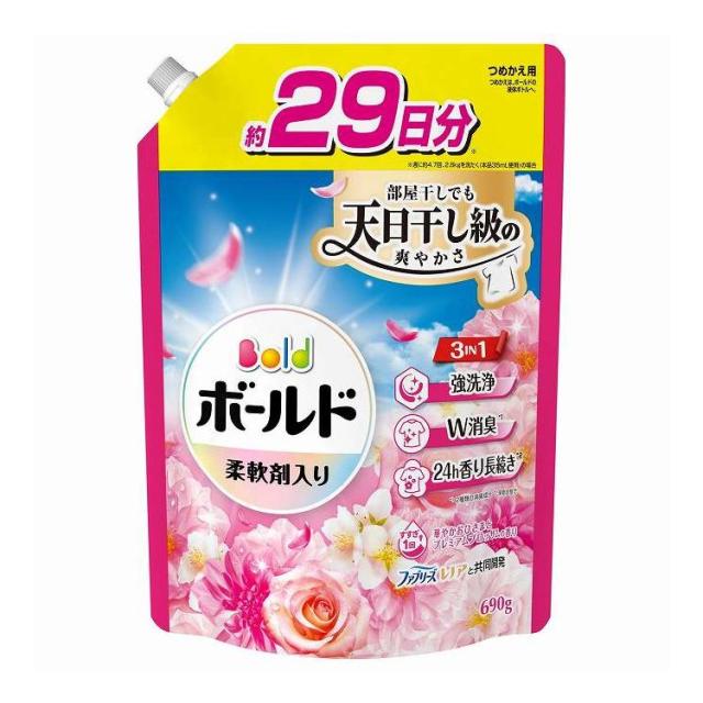 【単品8個セット】 ボールドジェル華やかプレミアムブロッサムの香りつめかえ用超特大サイズ P&Gジャパン(代引不可)【送料無料】
