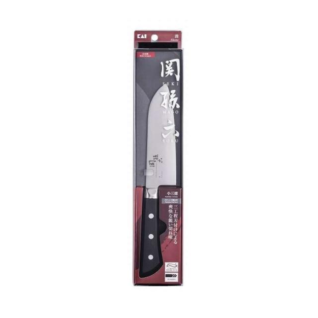 【単品7個セット】 関孫六 茜 小三徳145mm 貝印(代引不可)【送料無料】