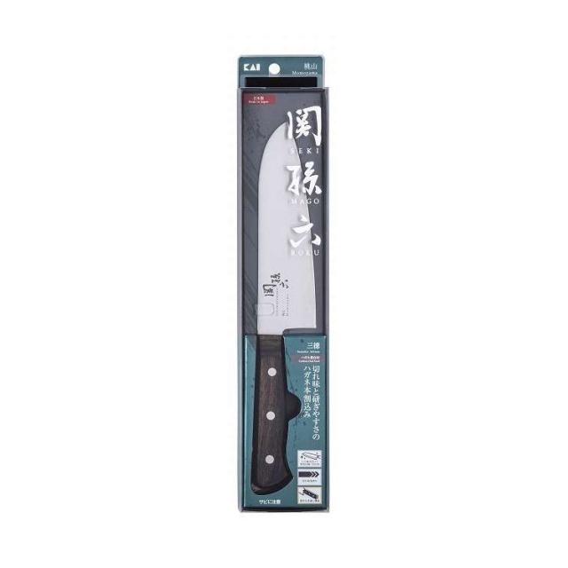【単品5個セット】 関孫六 桃山 三徳165mm 貝印(代引不可)【送料無料】