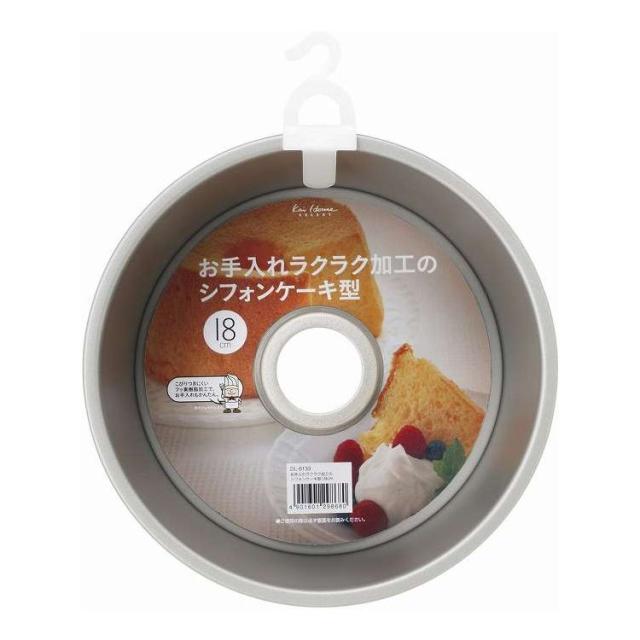 【単品6個セット】 KHS フッ素シフォンケーキ型18cm 貝印(代引不可)【送料無料】