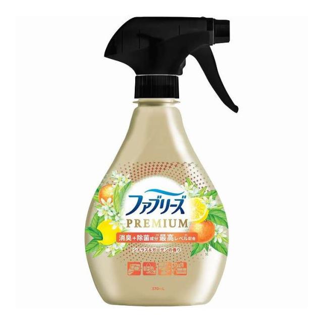 【単品9個セット】 ファブリーズW除菌 消臭プレミアムシトラス&ガーデンの香り本体 P&Gジャパン(代引不可)【送料無料】