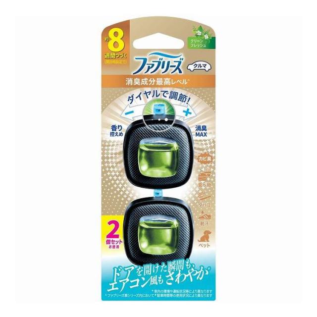 【単品9個セット】 ファブリーズイージークリップ消臭成分最高レベルクリーンフレッシュ2個パック P&Gジャパン(代引不可)【送料無料】