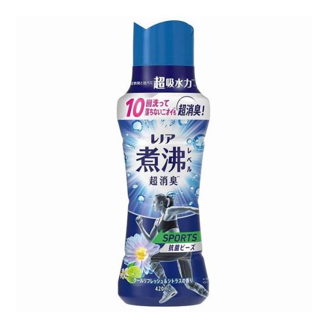 【単品18個セット】 レノア煮沸レベル消臭ビーズスポーツクールリフレッシュ&amp;シトラスの香り本体 P&amp;Gジャパン(代引不可)【送料無料】