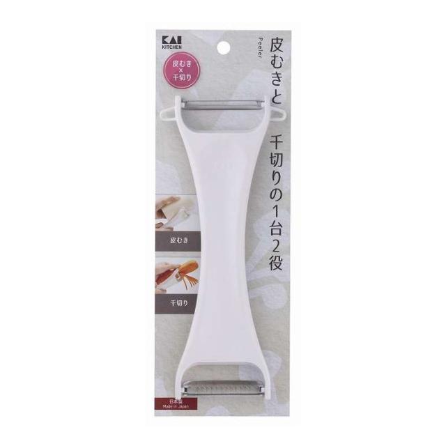 【単品15個セット】 KK 両用ピーラー 皮むき&千切り 貝印(代引不可)【送料無料】
