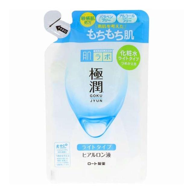 【単品8個セット】 ロート製薬 肌ラボ 極潤ヒアルロン液 ライトタイプ つめかえ用 170ml(代引不可)【送料無料】