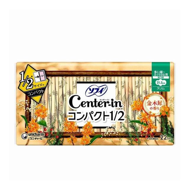 【単品11個セット】 ユニ・チャーム センターインコンパクトキンモクセイの香り多い昼用22枚(代引不可)【送料無料】