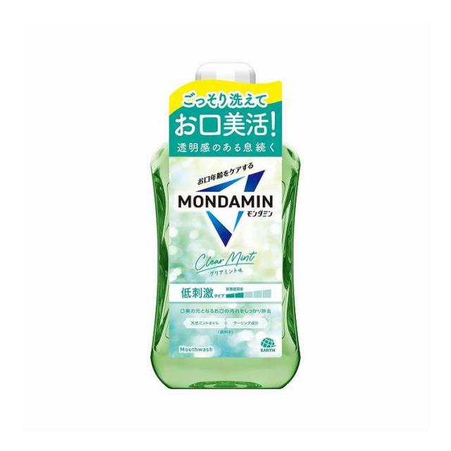 【単品11個セット】 アース製薬 モンダミン クリアミント 1000ml(代引不可)【送料無料】
