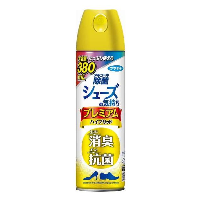 【単品14個セット】 フマキラー シューズの気持ちプレミアムハイブリッド無香性 380mL(代引不可)【送料無料】