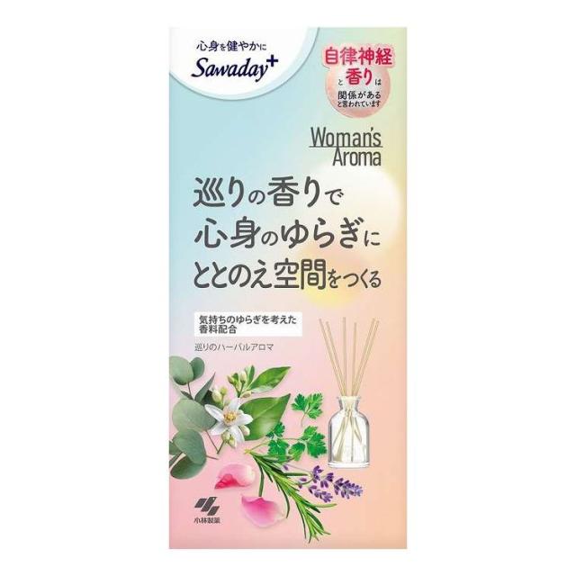 【単品14個セット】 小林製薬 Sawaday+ Woman's Aroma 巡りのハーバルアロマ(代引不可)【送料無料】