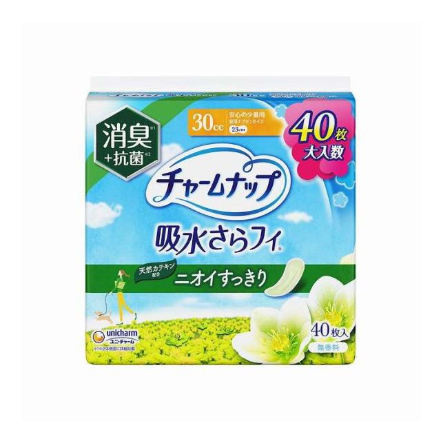 【単品18個セット】 ユニ・チャーム チャームナップ安心の少量用消臭タイプ40枚(代引不可)【送料無料】