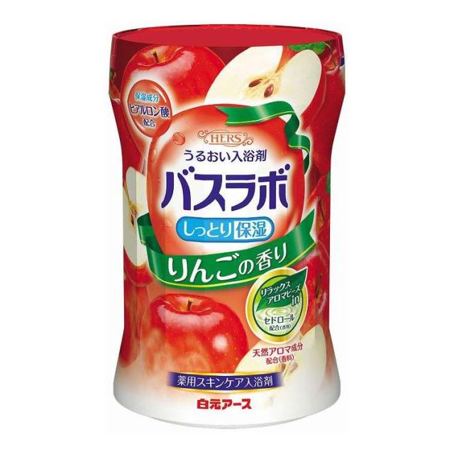 【単品18個セット】 白元アース HERSバスラボボトル りんごの香り(代引不可)【送料無料】