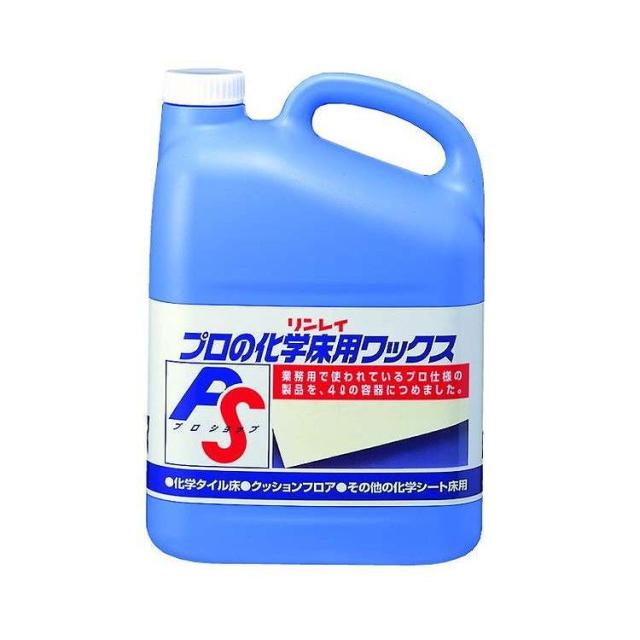 【単品6個セット】 リンレイ プロの化学 床用ワックス 4L 日用品 日用消耗品 雑貨品(代引不可)【送料無料】