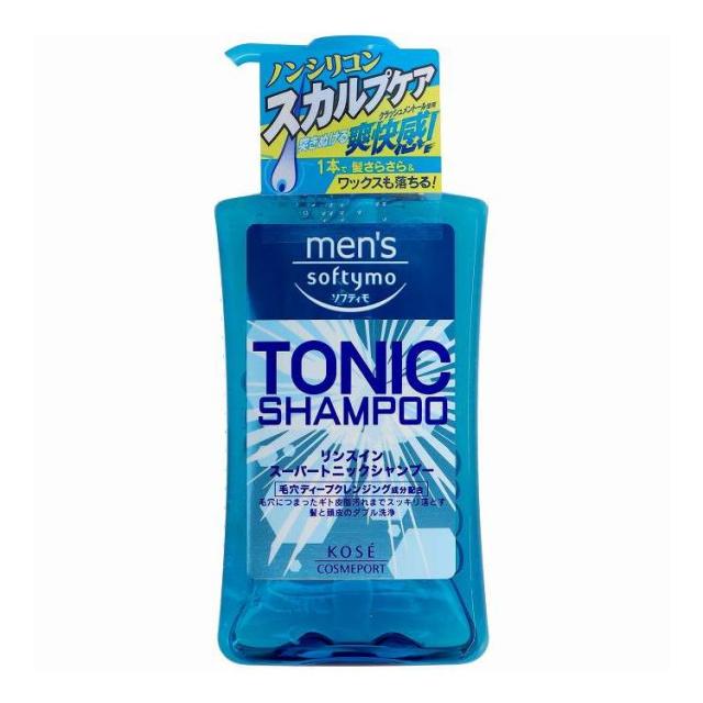 【単品10個セット】 メンズ ソフティモ リンスイン スーパートニックシャンプー 550ml(代引不可)【送料無料】