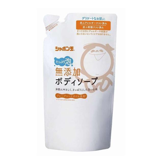 【単品14個セット】 シャボン玉販売 シャボン玉 無添加ボディソープたっぷり泡つめかえ 470ml(代引不可)【送料無料】