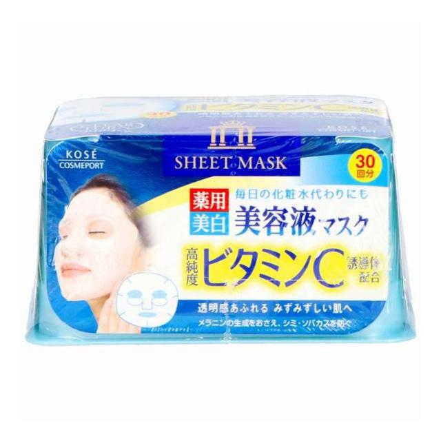 【単品14個セット】 コーセーコスメポート クリアターン VCエッセンスマスク ビタミンC 30枚(代引不可)【送料無料】