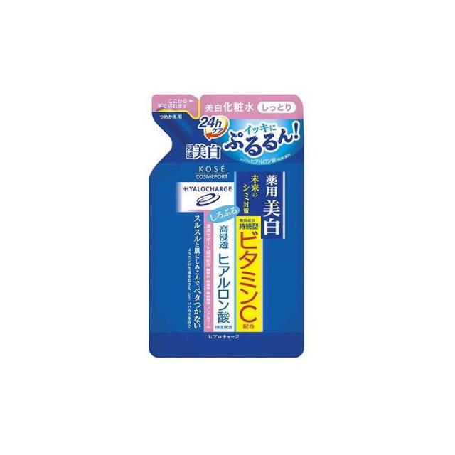 【単品18個セット】 コーセーコスメポート ヒアロチャージ薬用ホワイトローションしっとり替 160ml(代引不可)【送料無料】
