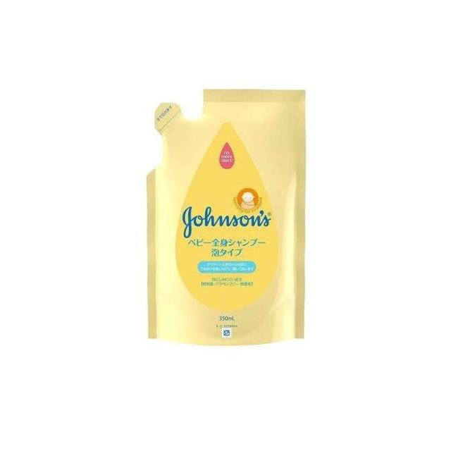 【単品14個セット】 ジョンソン&amp;ジョンソン ジョンソン ベビー全身シャンプー 泡タイプ 詰替用 日用品 日用消耗品 雑貨品 350ml(代引不可)【送料無料】