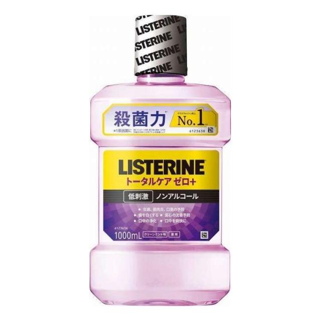 【単品14個セット】 ジョンソン&amp;ジョンソン 薬用リステリントータルケアゼロプラス 1000ml(代引不可)【送料無料】