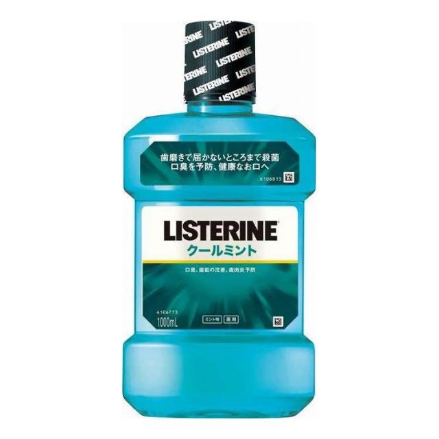 【単品18個セット】 ジョンソン&amp;ジョンソン リステリン クールミント 1000ml(代引不可)【送料無料】