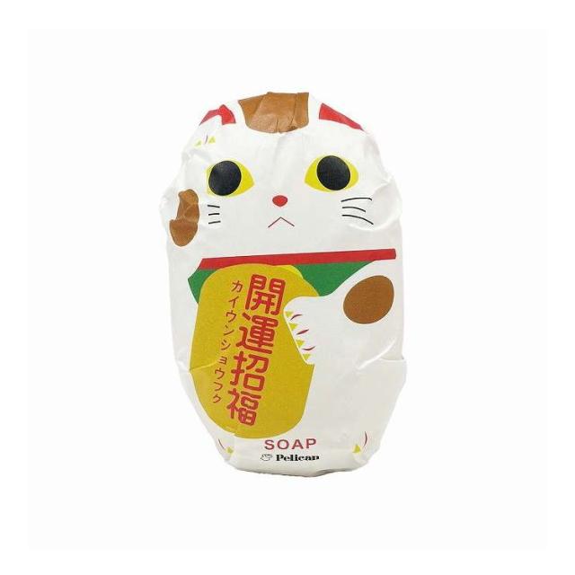 【単品9個セット】 和せっけん 招き猫 ペリカン石鹸(代引不可)【送料無料】