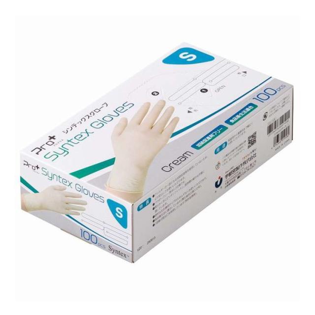 【単品6個セット】 Pro+シンテックスグローブ S 100枚 宇都宮製作(代引不可)【送料無料】