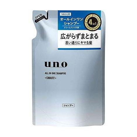【単品9個セット】 ウーノ オールインワンシャンプー スマート つめかえ 用 ファイントゥデイ 400ml(代引不可)【送料無料】
