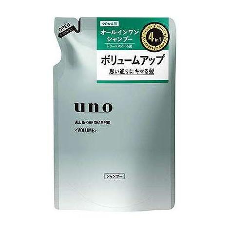 【単品7個セット】 ウーノ オールインワンシャンプー ボリューム つめかえ 用 ファイントゥデイ 400ml(代引不可)【送料無料】