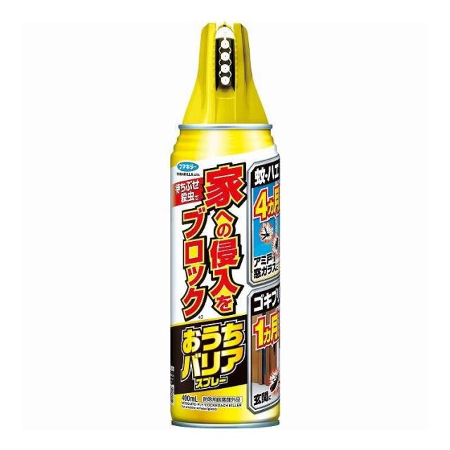 【単品9個セット】 おうちバリアスプレー フマキラー 400ml(代引不可)【送料無料】